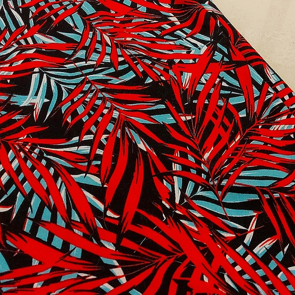 Lily Morgan Tropical Palm Halter Mini Sun Dress - Picture 4 of 4